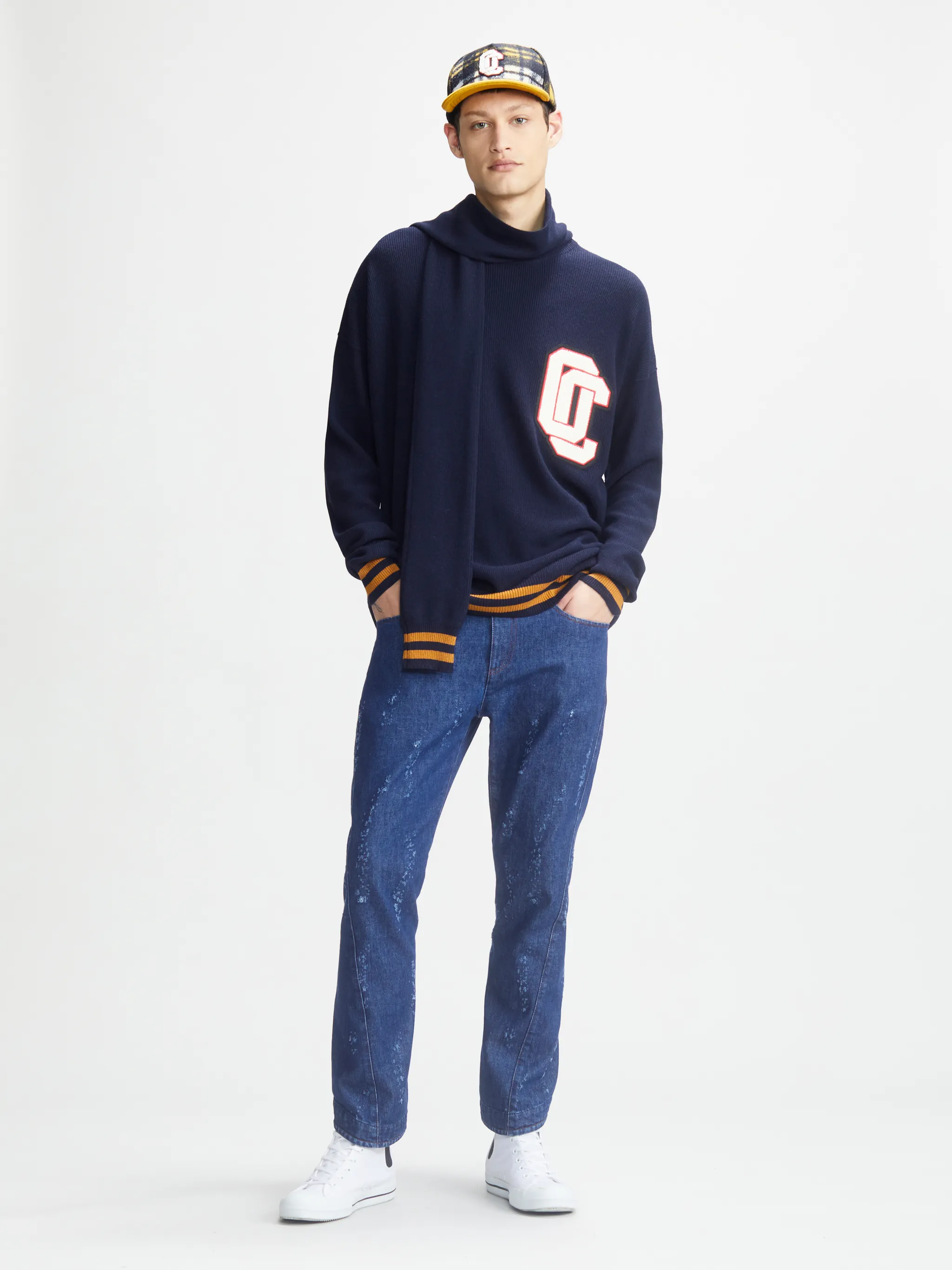 SLEEVES VARSITY SWEATER