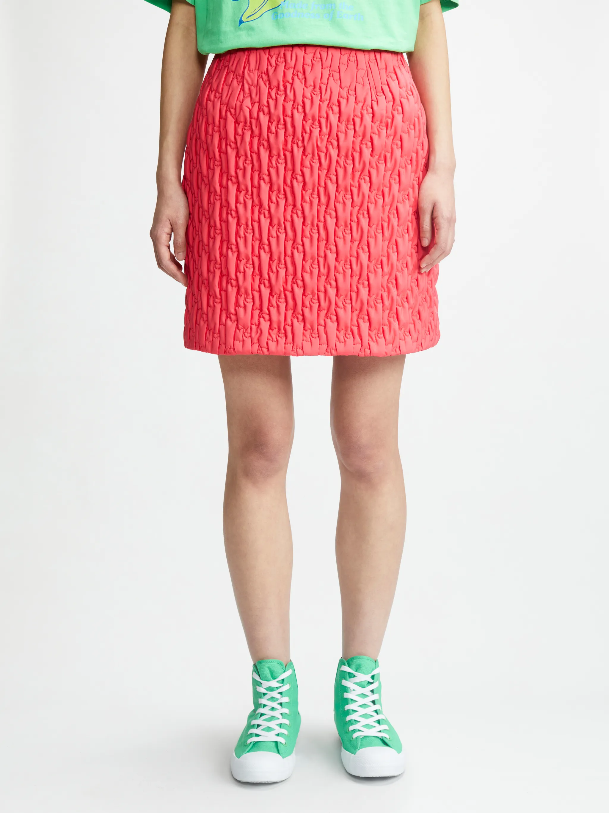 QUILTED MINI SKIRT