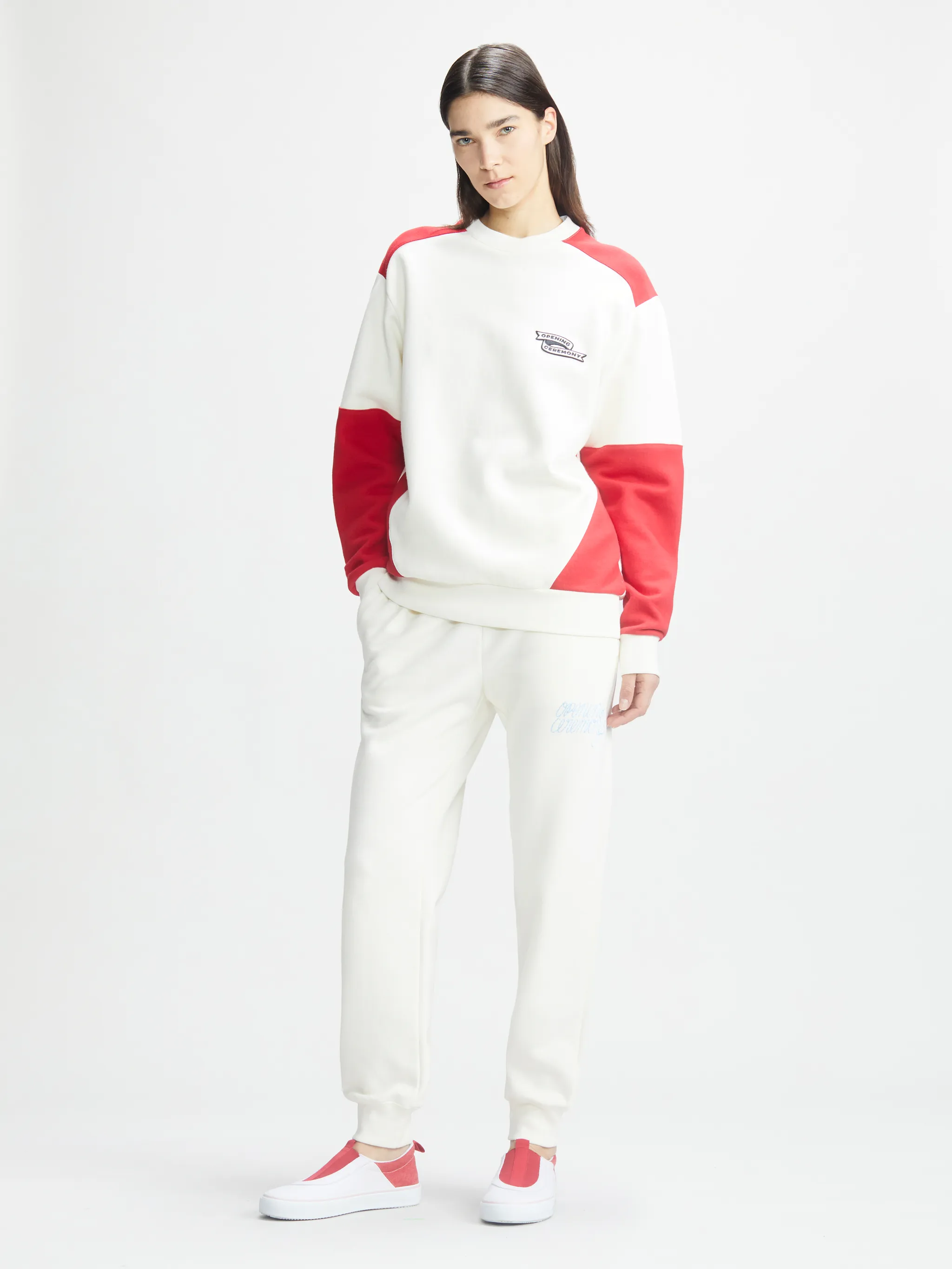 FLAG COLOR BLOCK SWEATSHIRT