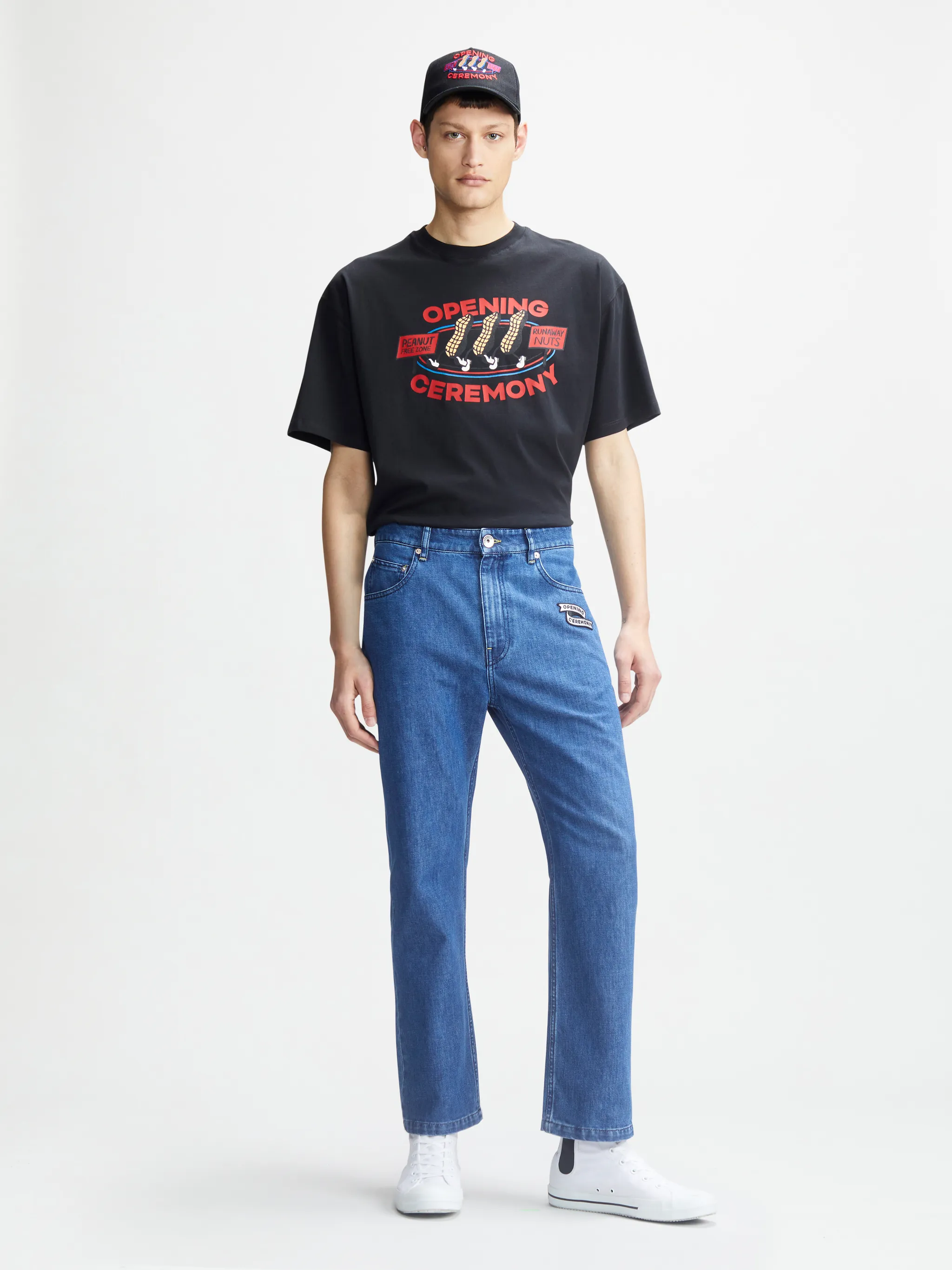 FLAG DENIM PANTS