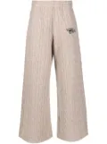 Opening Ceremony logo-embroidered cable-knit trousers - Neutrals