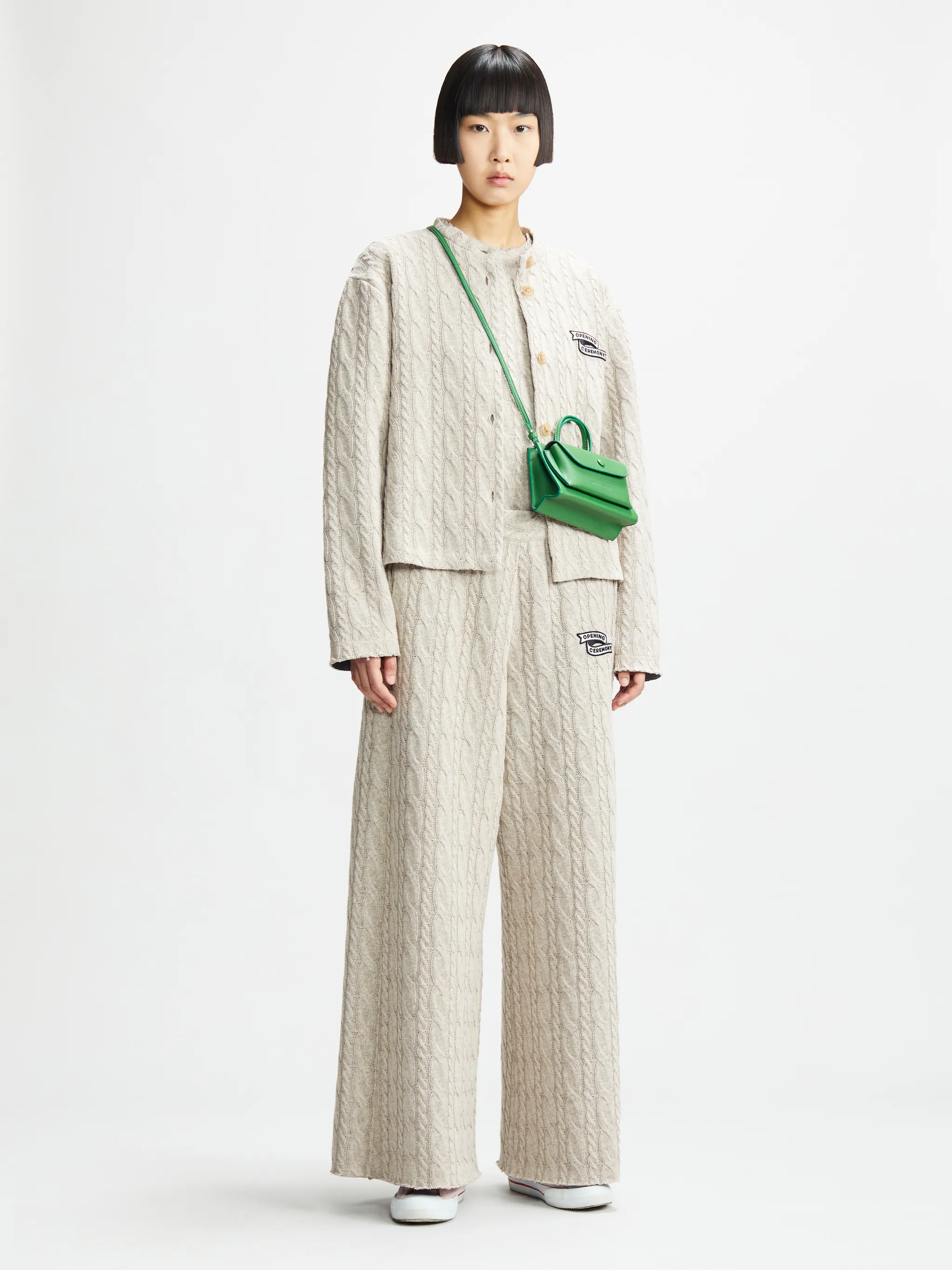 FLAG BONDED CARDIGAN