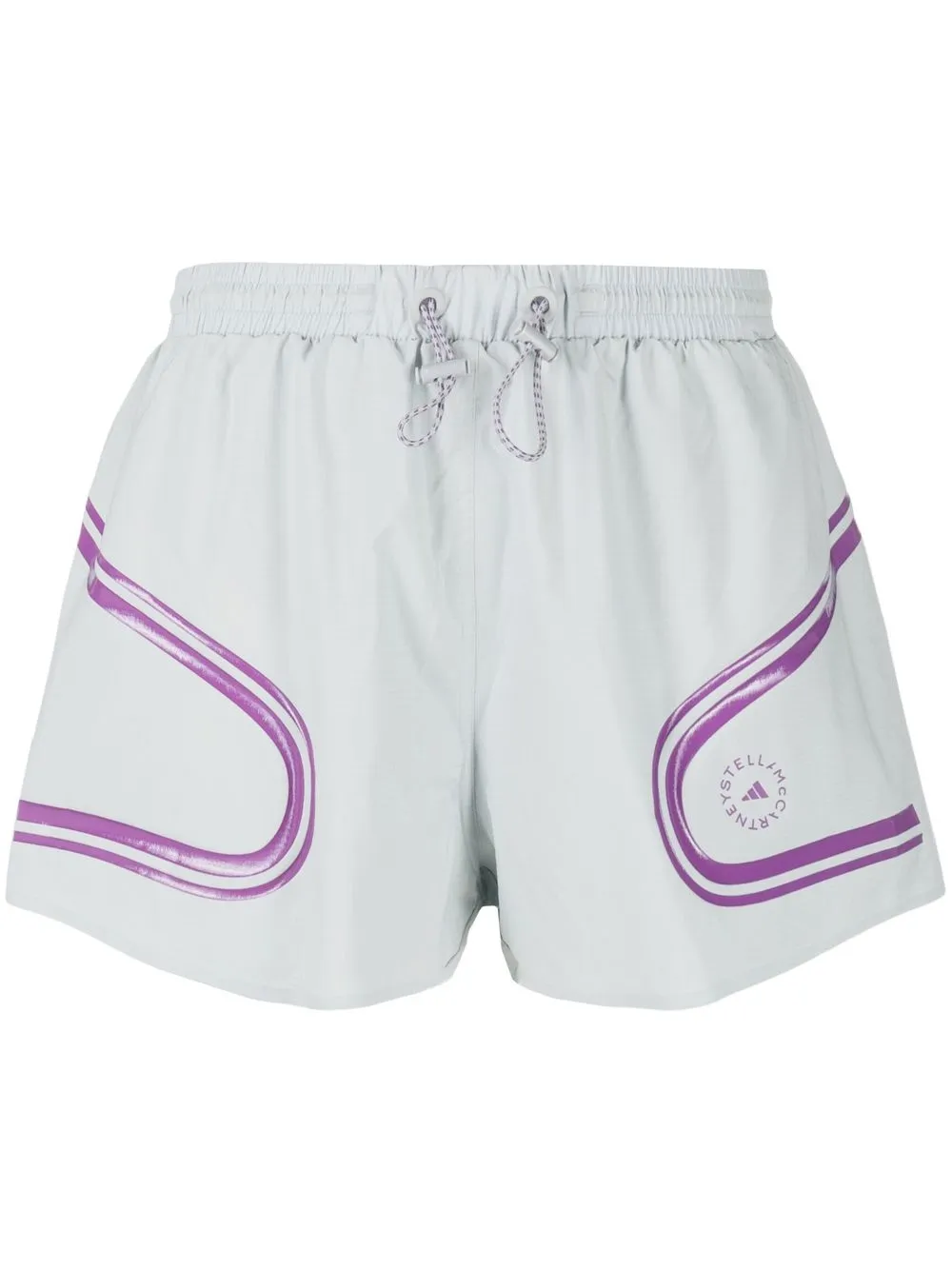 

adidas by Stella McCartney shorts de running Truepace - Gris