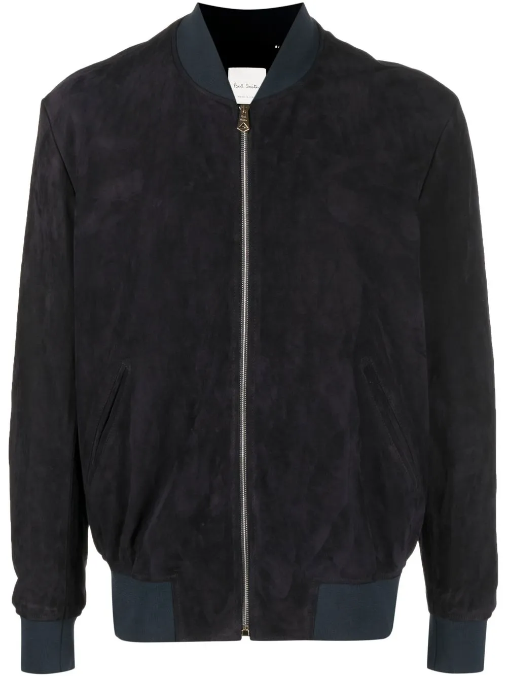 

Paul Smith suede bomber-jacket - Blue