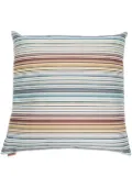 Missoni Home striped square cushion - Blue