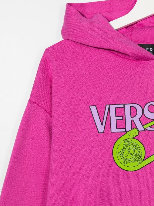 Versace Kids ヴェルサーチェ・キッズ ロゴ パーカー - Farfetch