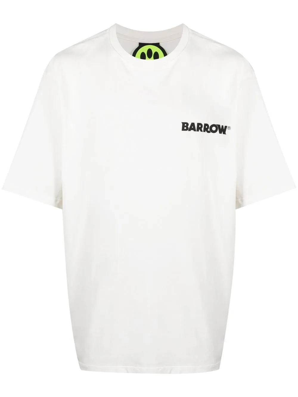 

BARROW smiley logo-print T-shirt - White