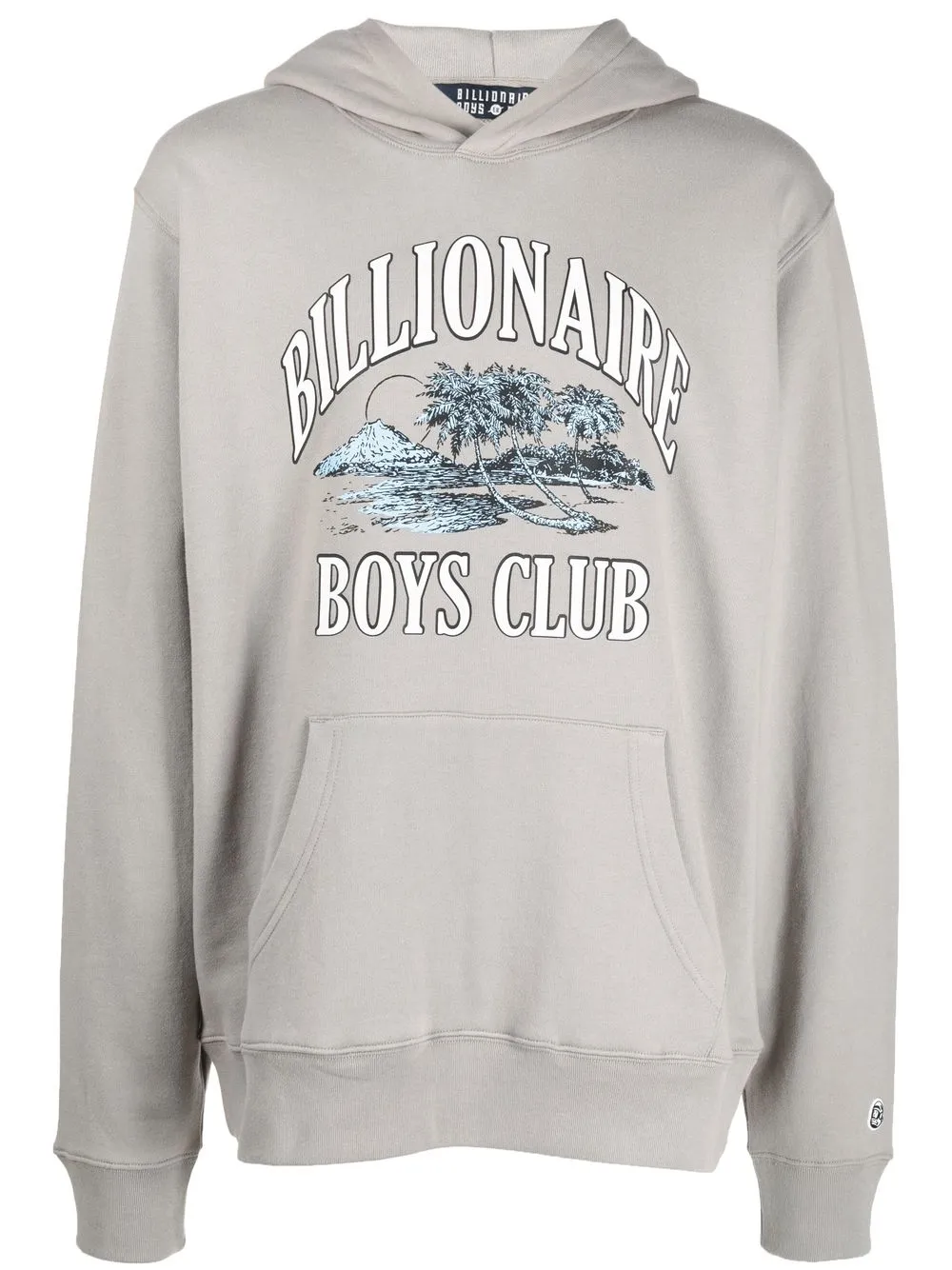 

Billionaire Boys Club logo-print cotton hoodie - Grey