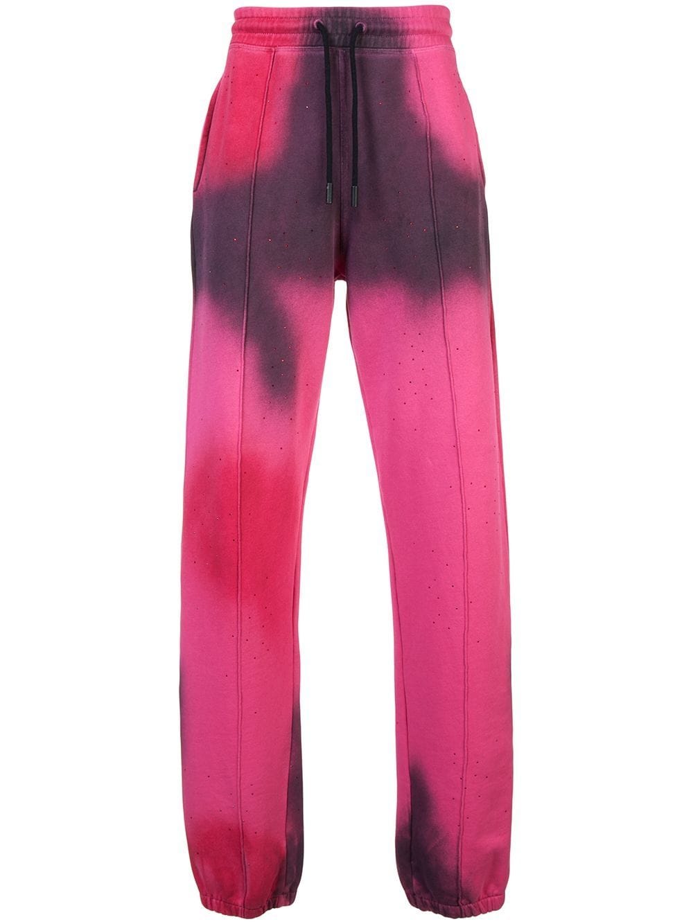 Off-white Spray Logo Track Pants In Pink