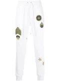 Moose Knuckles embroidered Montrose joggers - White