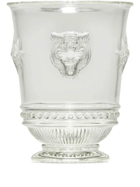 Gucci Tiger Head glass (11.5cm x 9.2cm)