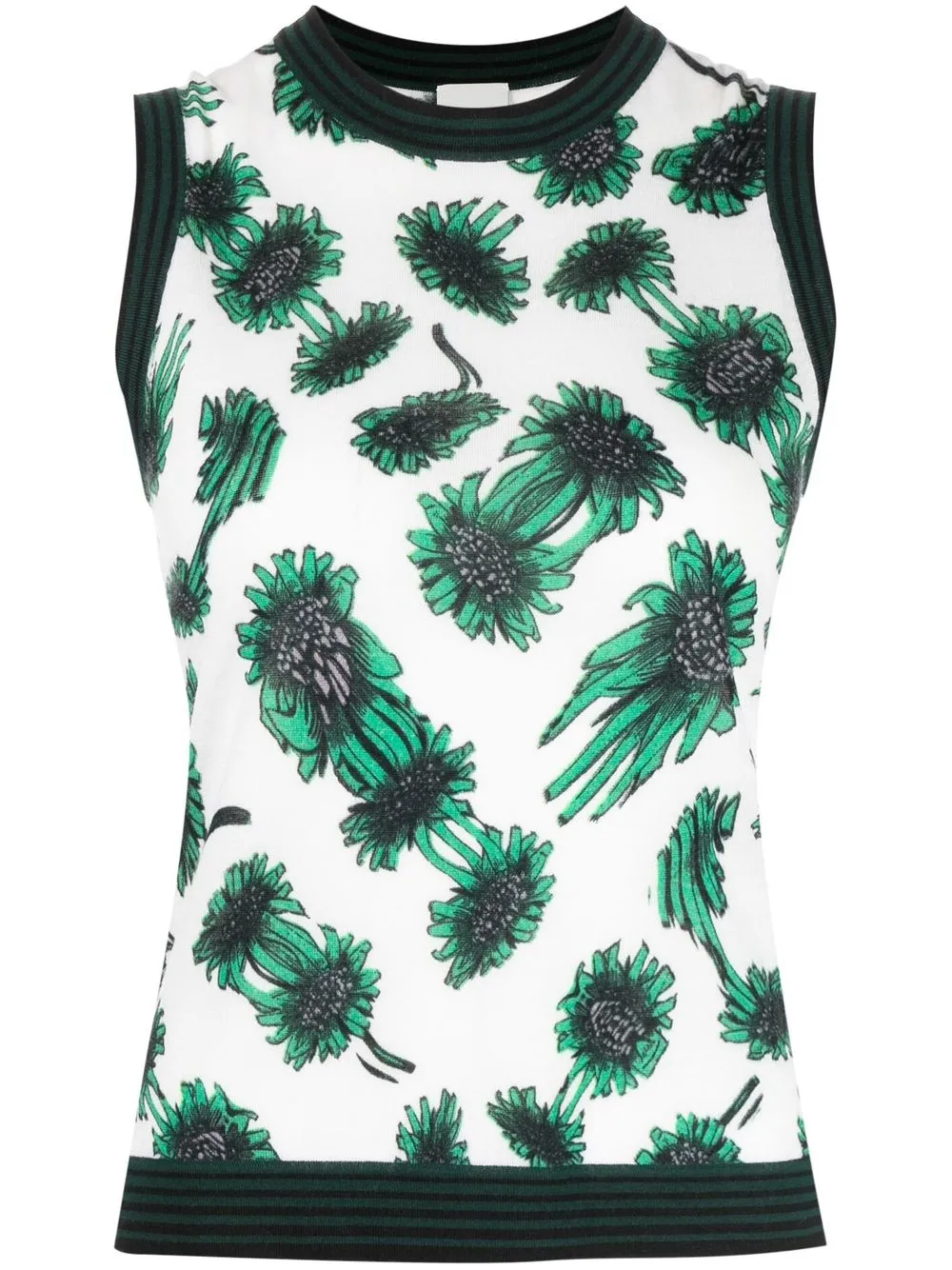 

Paul Smith top con estampado floral - Verde