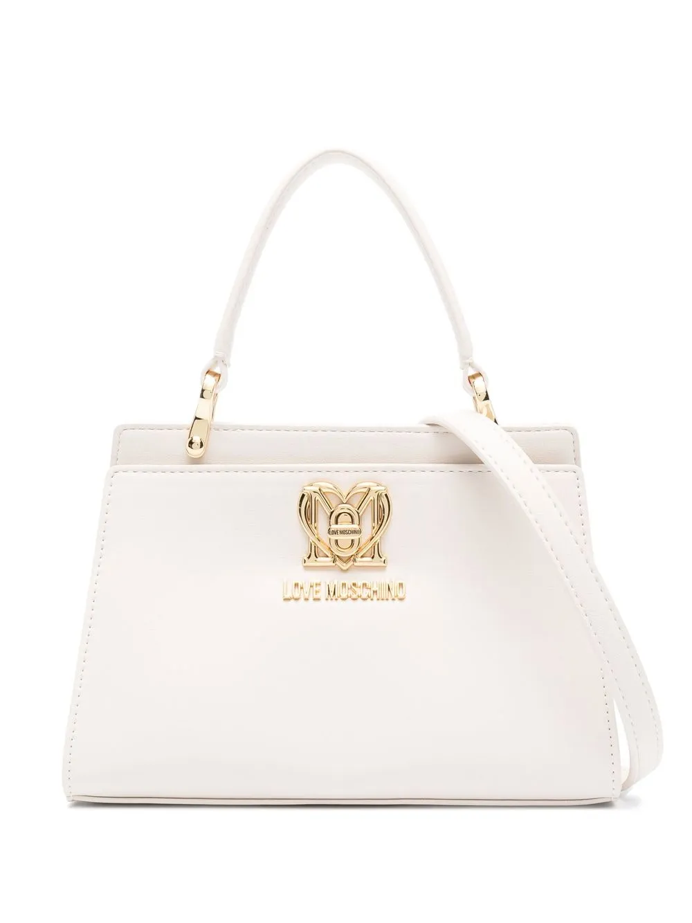 

Love Moschino logo-detail tote bag - White