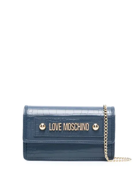 Love Moschino logo-detail crossbody bag  WOMEN