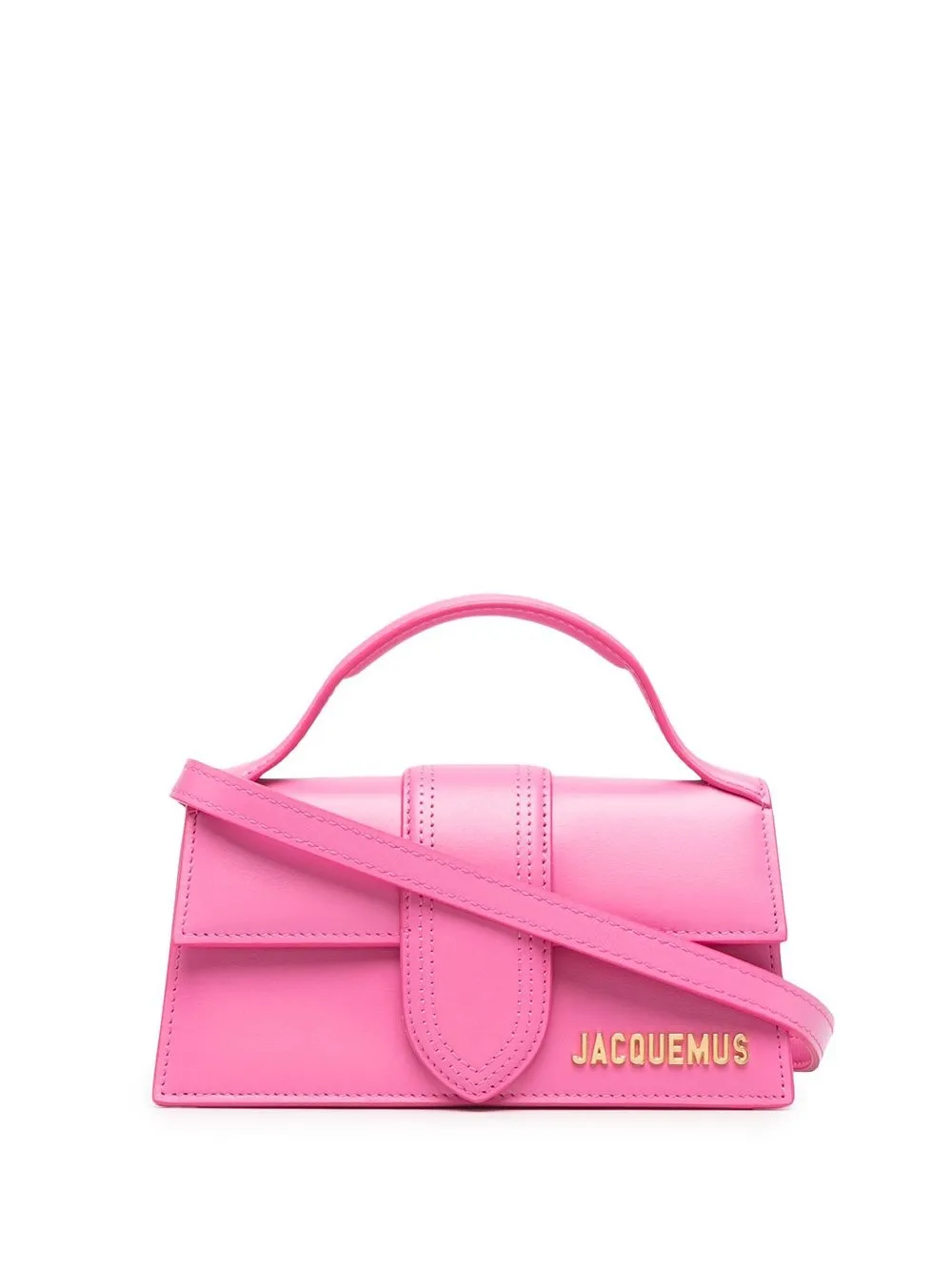 

Jacquemus tote con placa del logo - Rosado