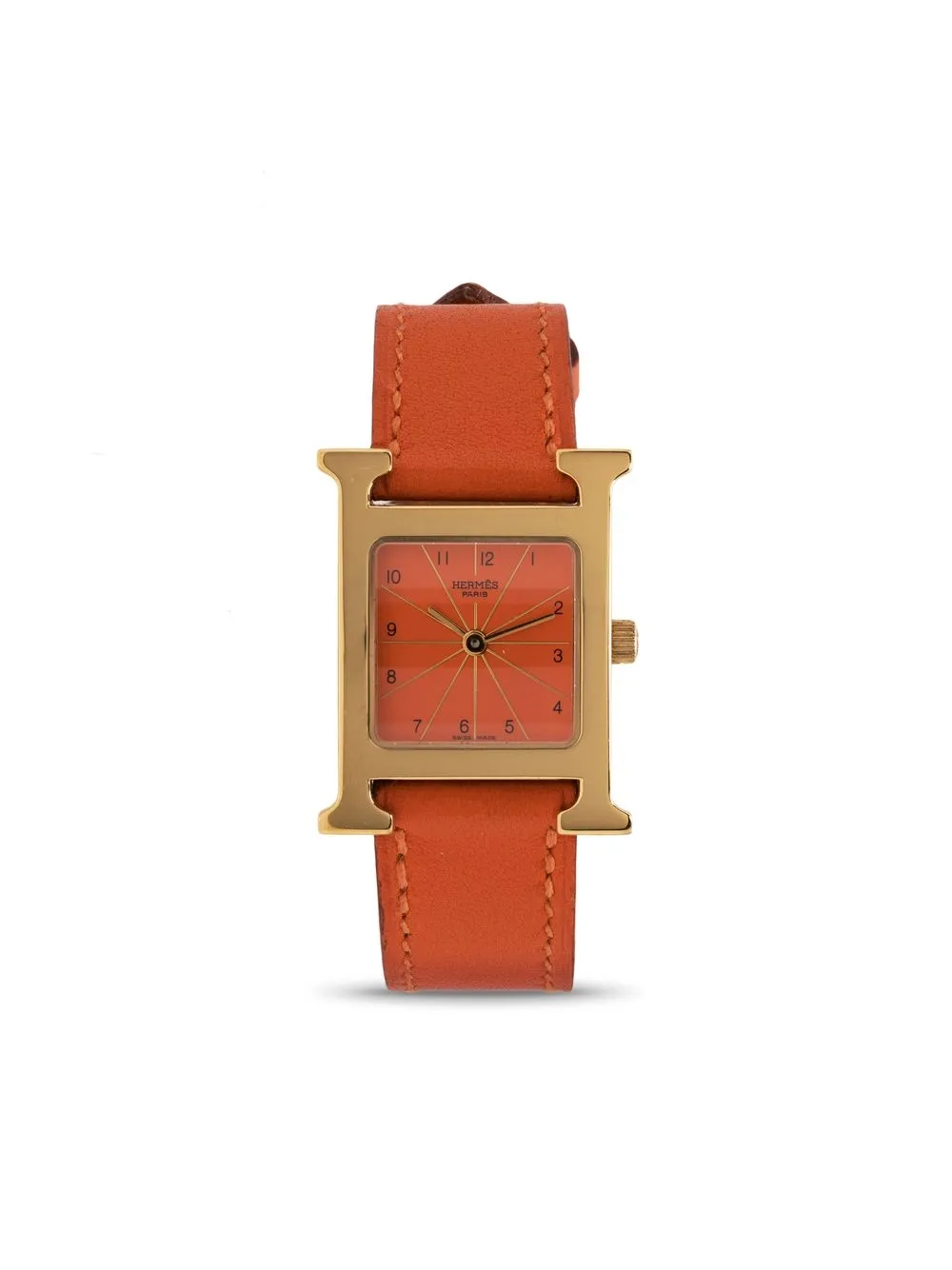 

Hermès reloj Heure H de 30mm 1997 pre-owned - Naranja