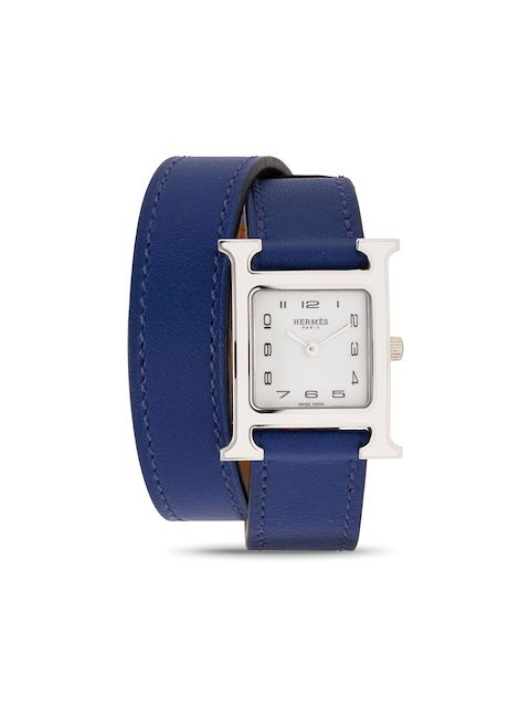 Hermès 2017 pre-owned Heure H Double Tour 30mm