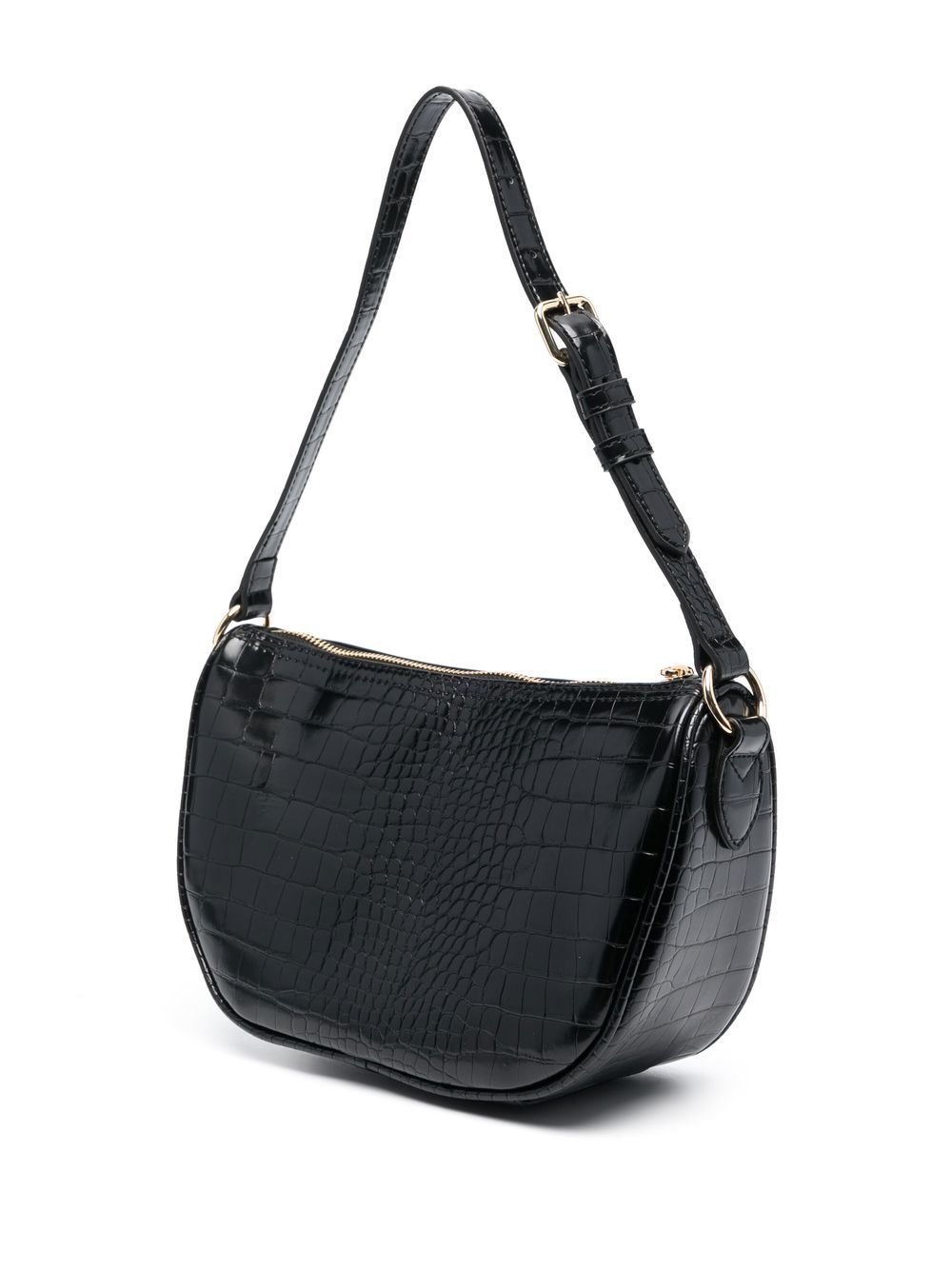 Shop Love Moschino Faux-leather Shoulder-bag In Black