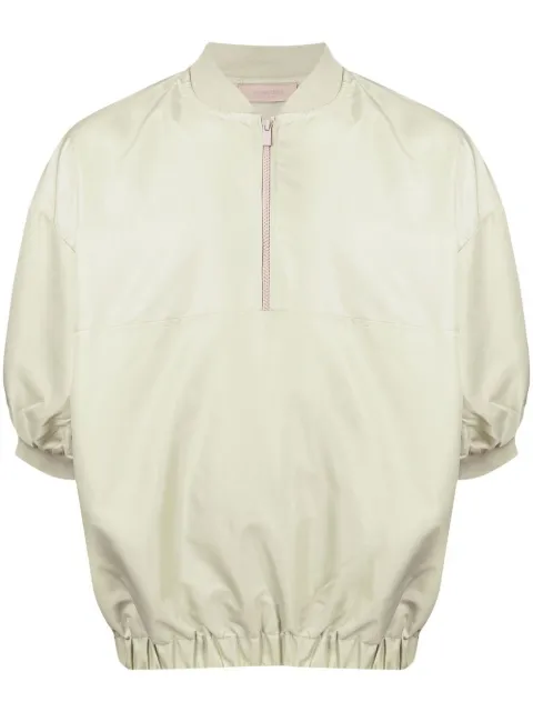 FEAR OF GOD ESSENTIALS half-zip band-collar sweatshirt