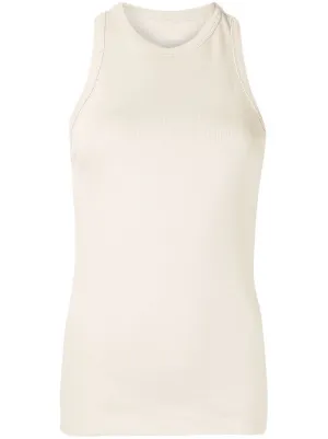 Low Classic Hole Point Tank Top | Yellow | FARFETCH