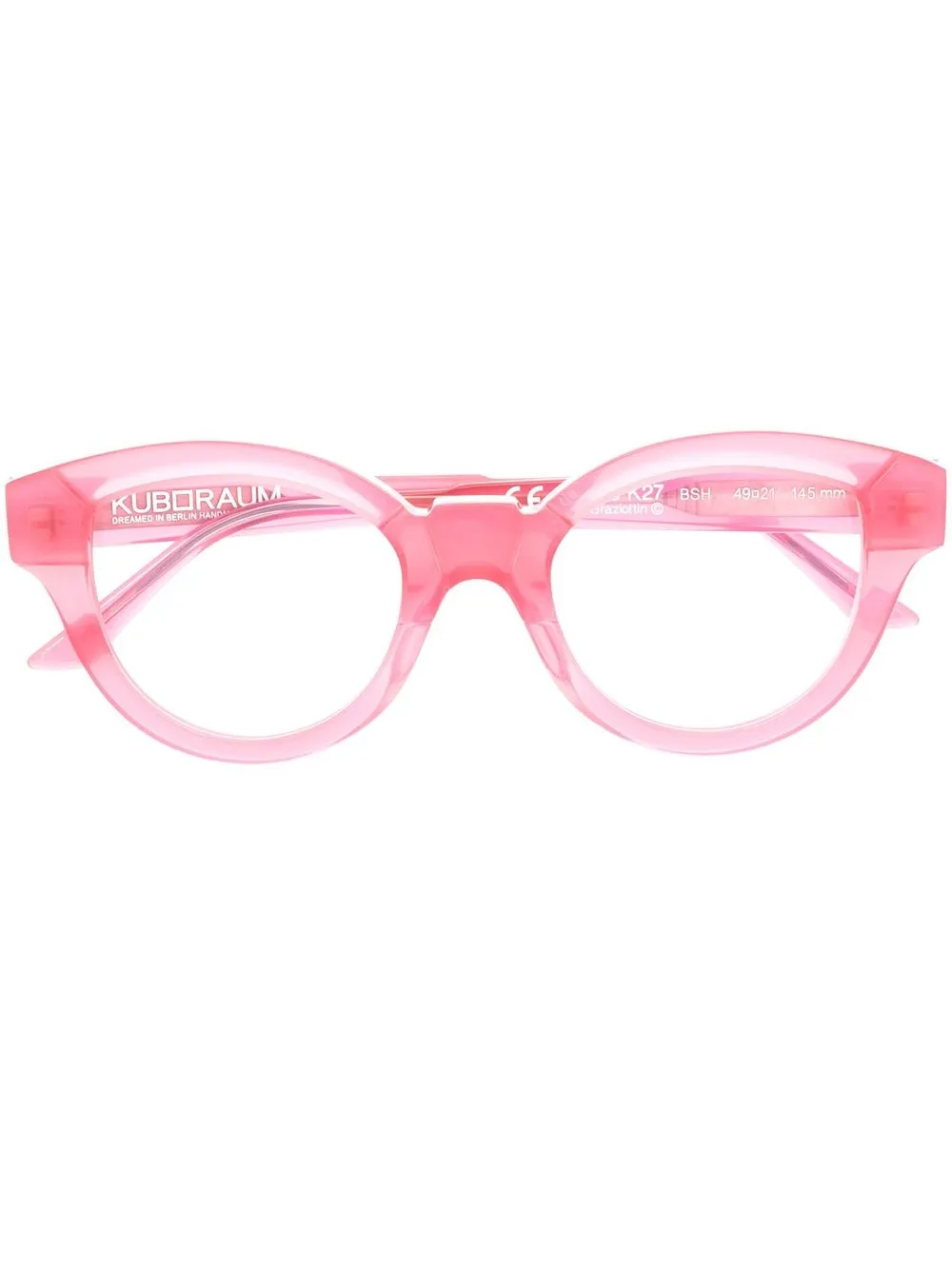 

Kuboraum square-shape glasses - Pink