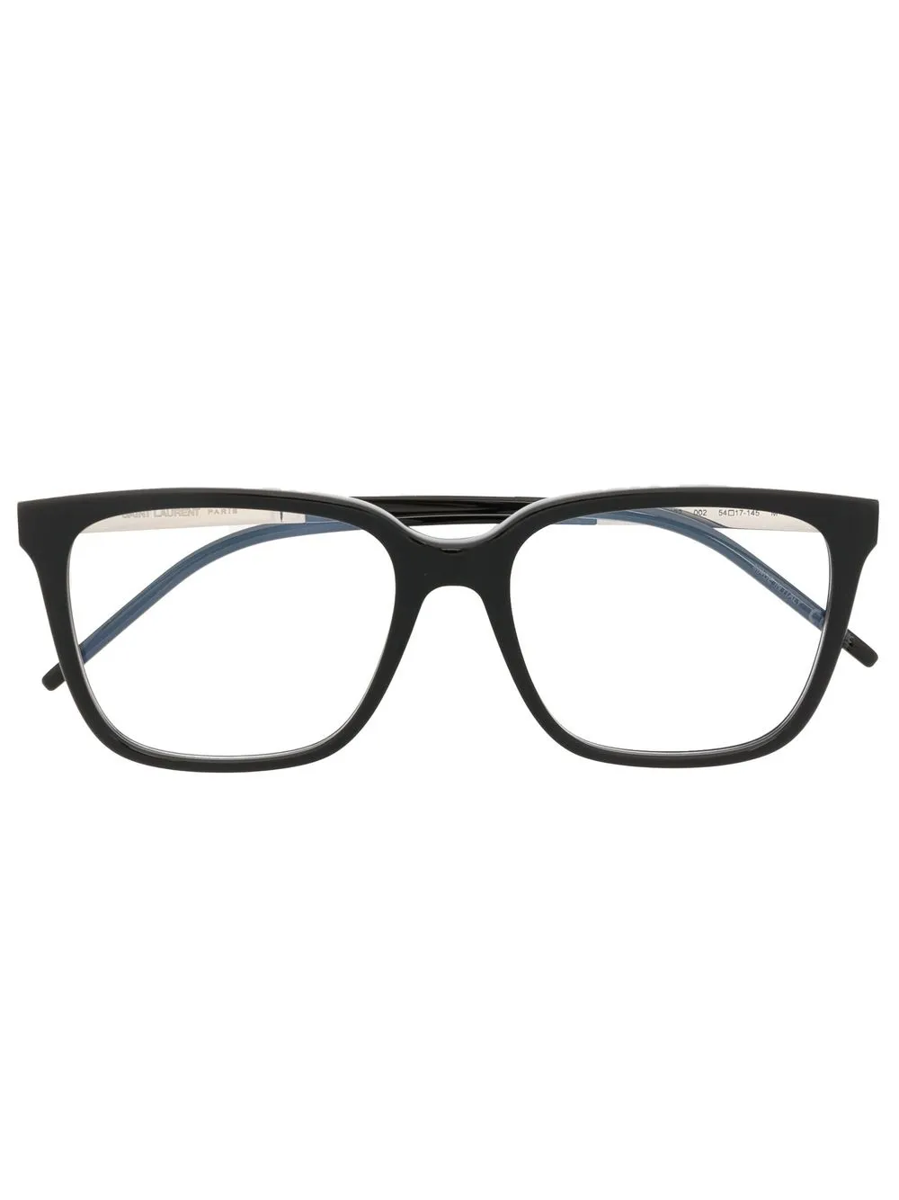 

Saint Laurent Eyewear lentes con armazón rectangular - Negro