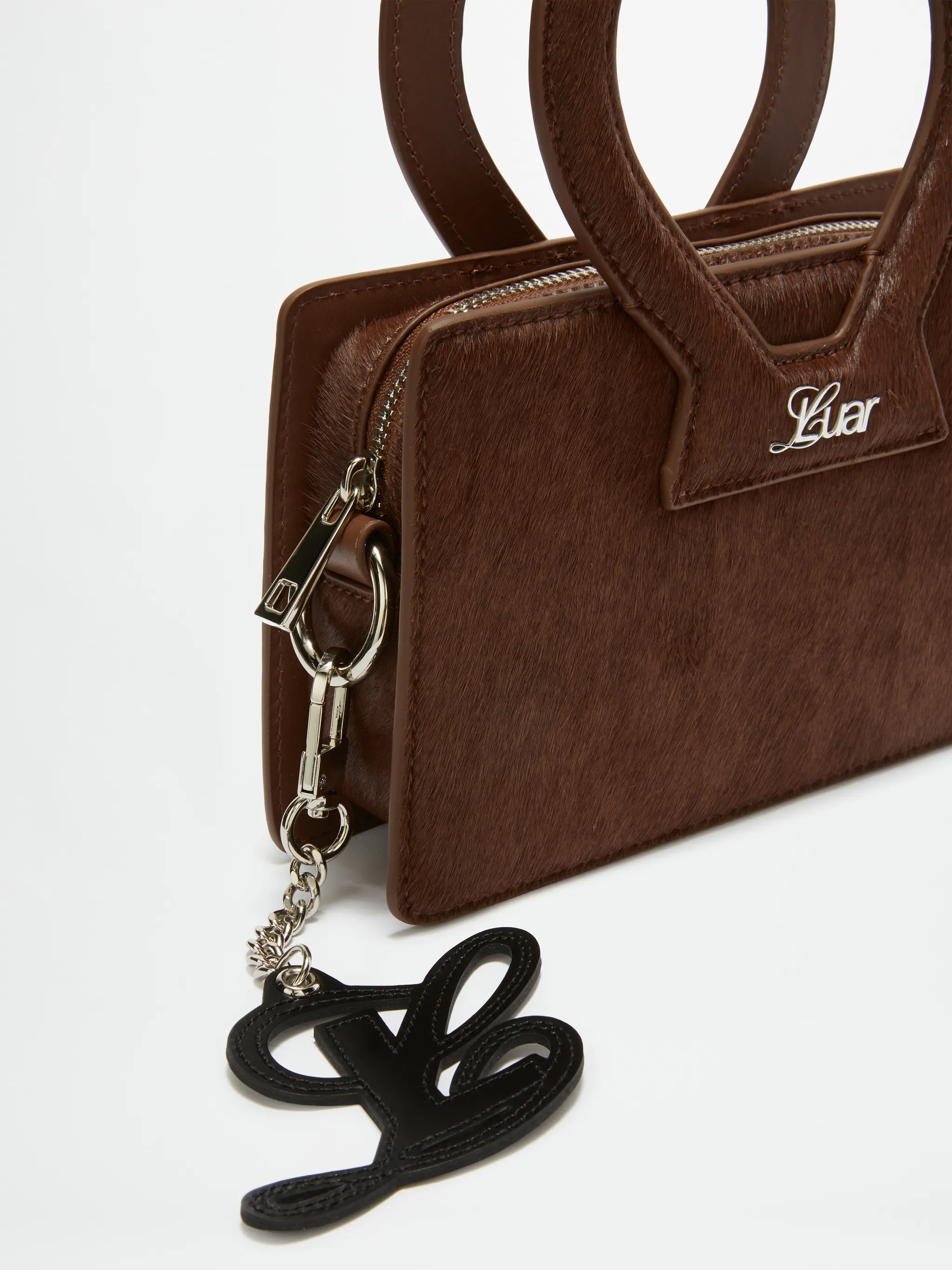 OC x LUAR Tobacco Pony Hair Ana Mini Bag