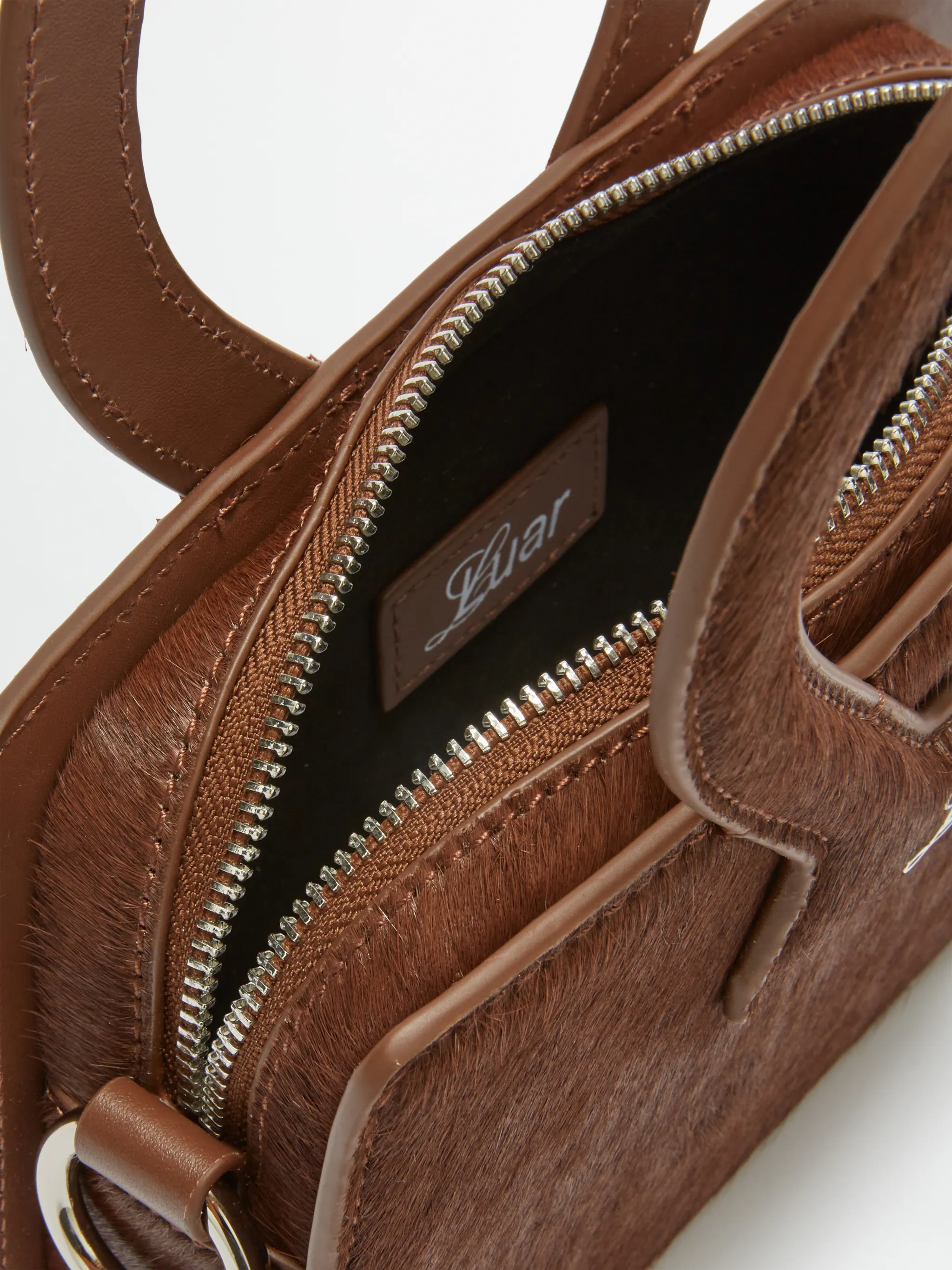OC x LUAR Tobacco Pony Hair Ana Mini Bag