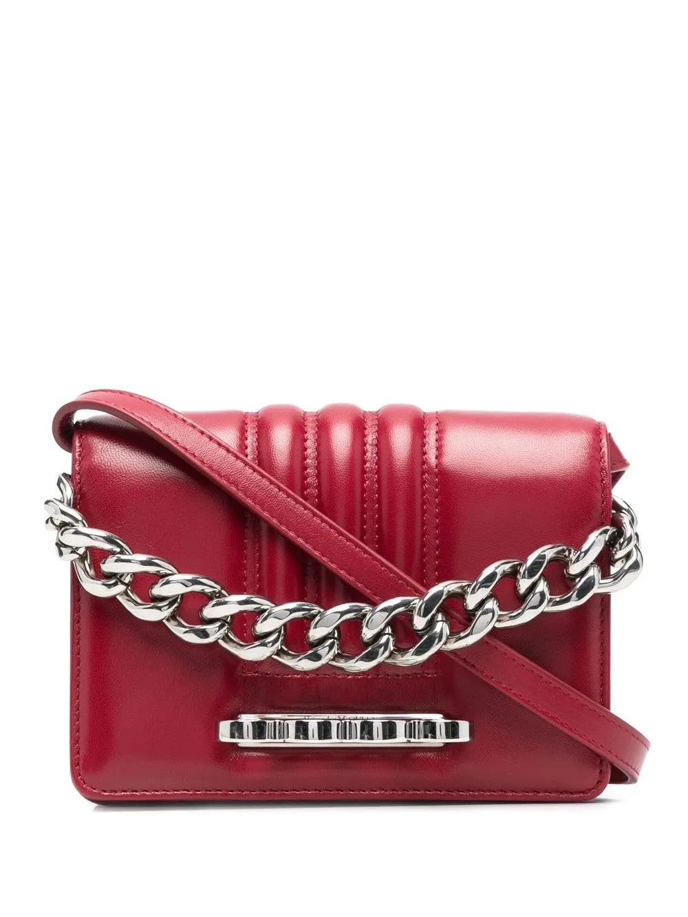

Alexander McQueen bolsa de mano con cadena - Rojo