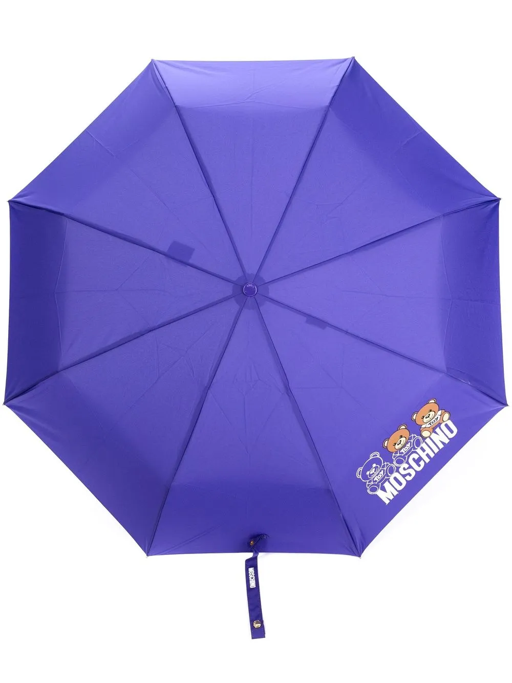 

Moschino Teddy Bear-print panelled umbrella - Purple