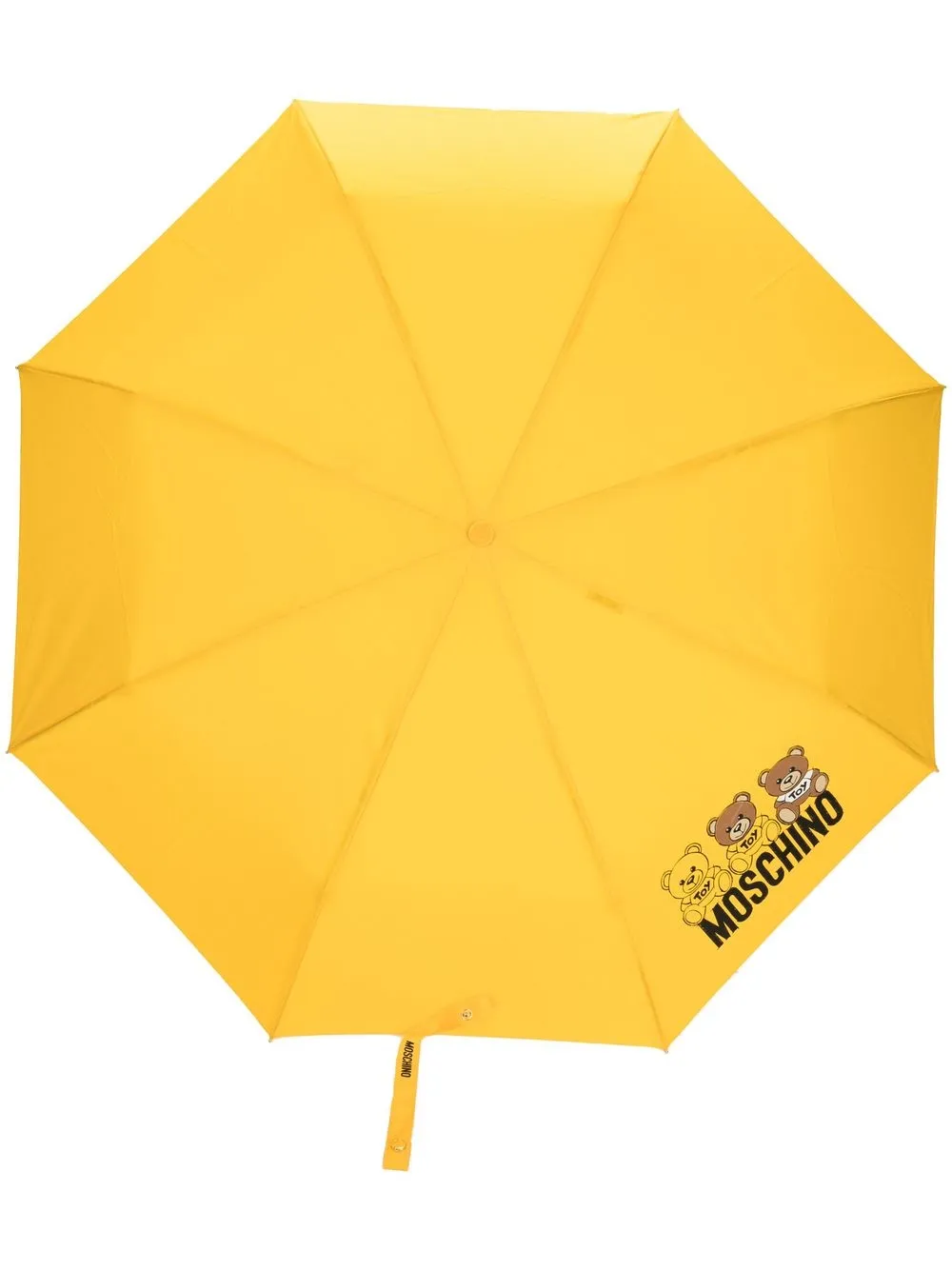 

Moschino paraguas con motivo Teddy Bear - Amarillo