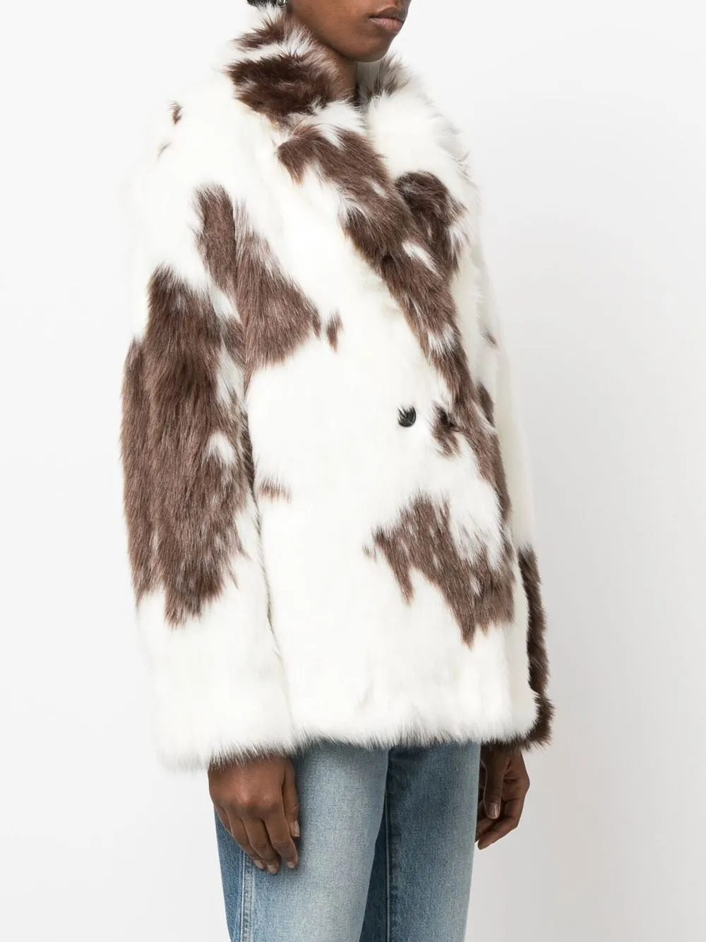 cow fur coat