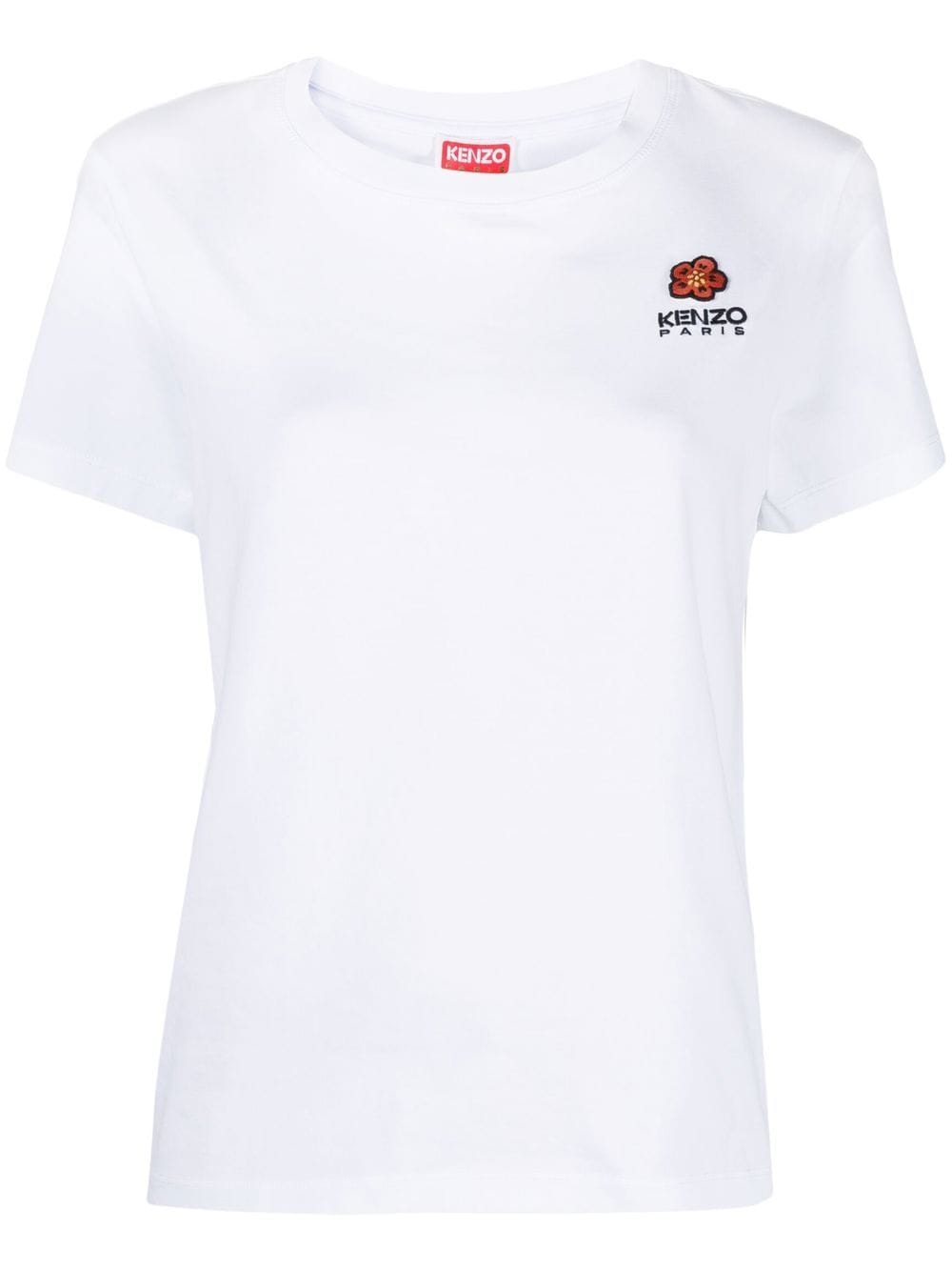 Image 1 of Kenzo logo-embroidered cotton T-shirt