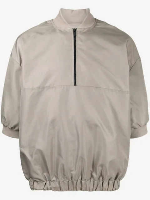FEAR OF GOD ESSENTIALS half-zip short-sleeve techical pullover
