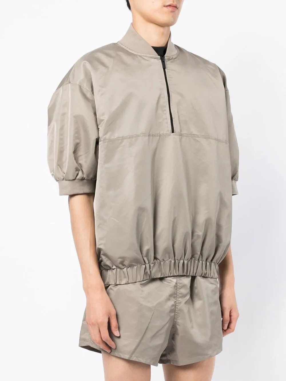  Fear Of God Essentials Kurzärmeliger Pullover   Grün 