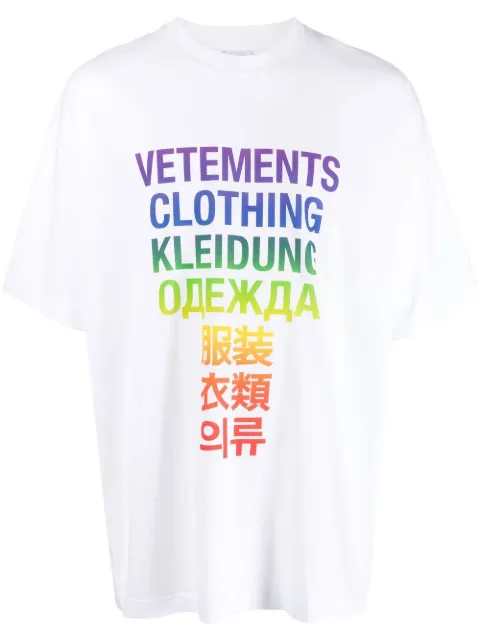 VETEMENTS logo-print T-shirt