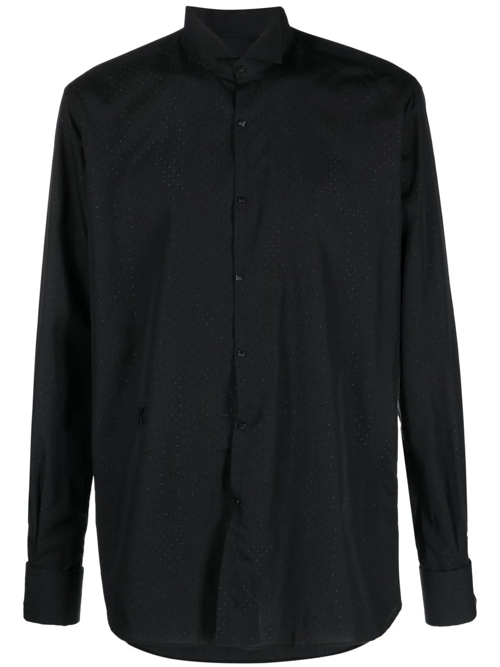 

Karl Lagerfeld long-sleeve button-fastening shirt - Black