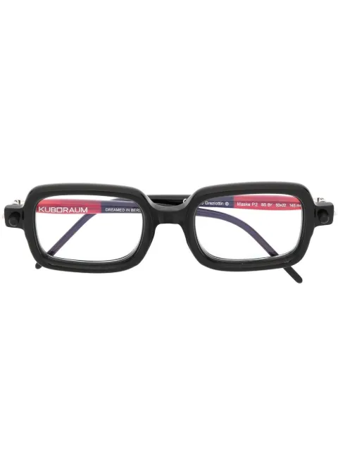 Kuboraum square-frame glasses