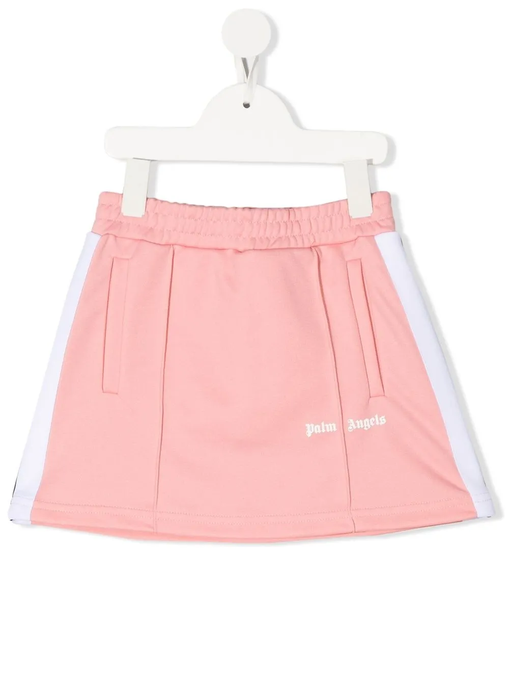 

Palm Angels Kids falda corta con rayas laterales - Rosado