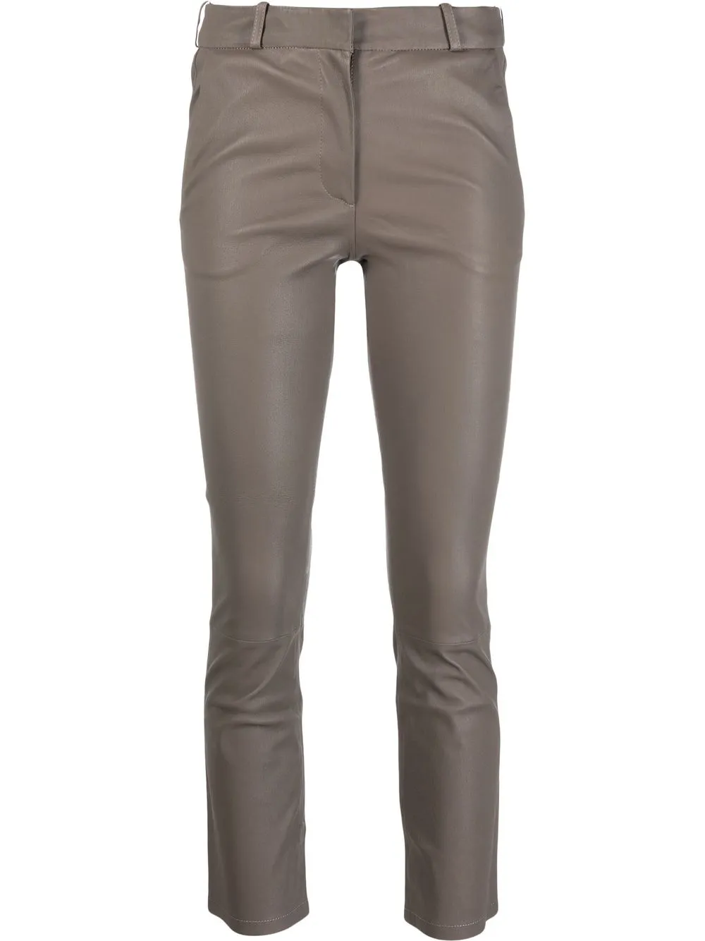 

Incentive! Cashmere pantalones rectos con bolsillos - Gris