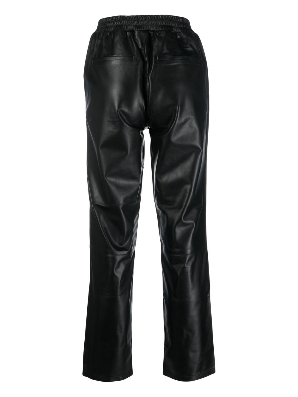 Incentive! Cashmere Elasticated Leather Trousers - Farfetch