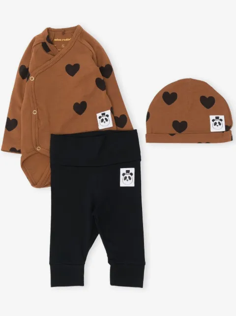 Mini Rodini 长袖连体衣套装
