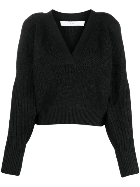 IRO Dinabe V-neck merino jumper