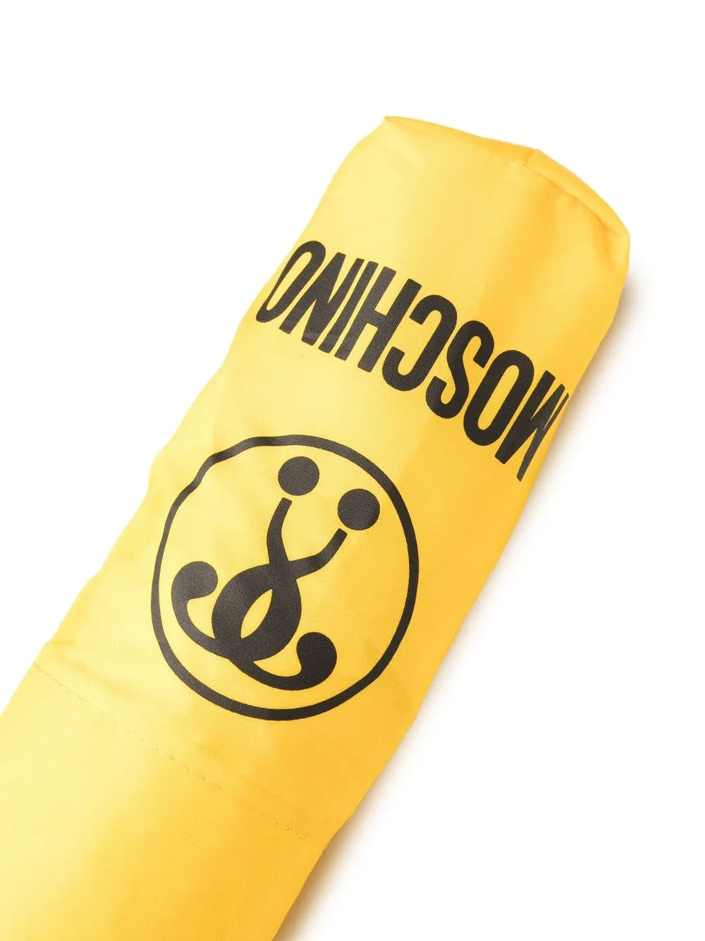 Moschino Paraplu met logoprint - Geel
