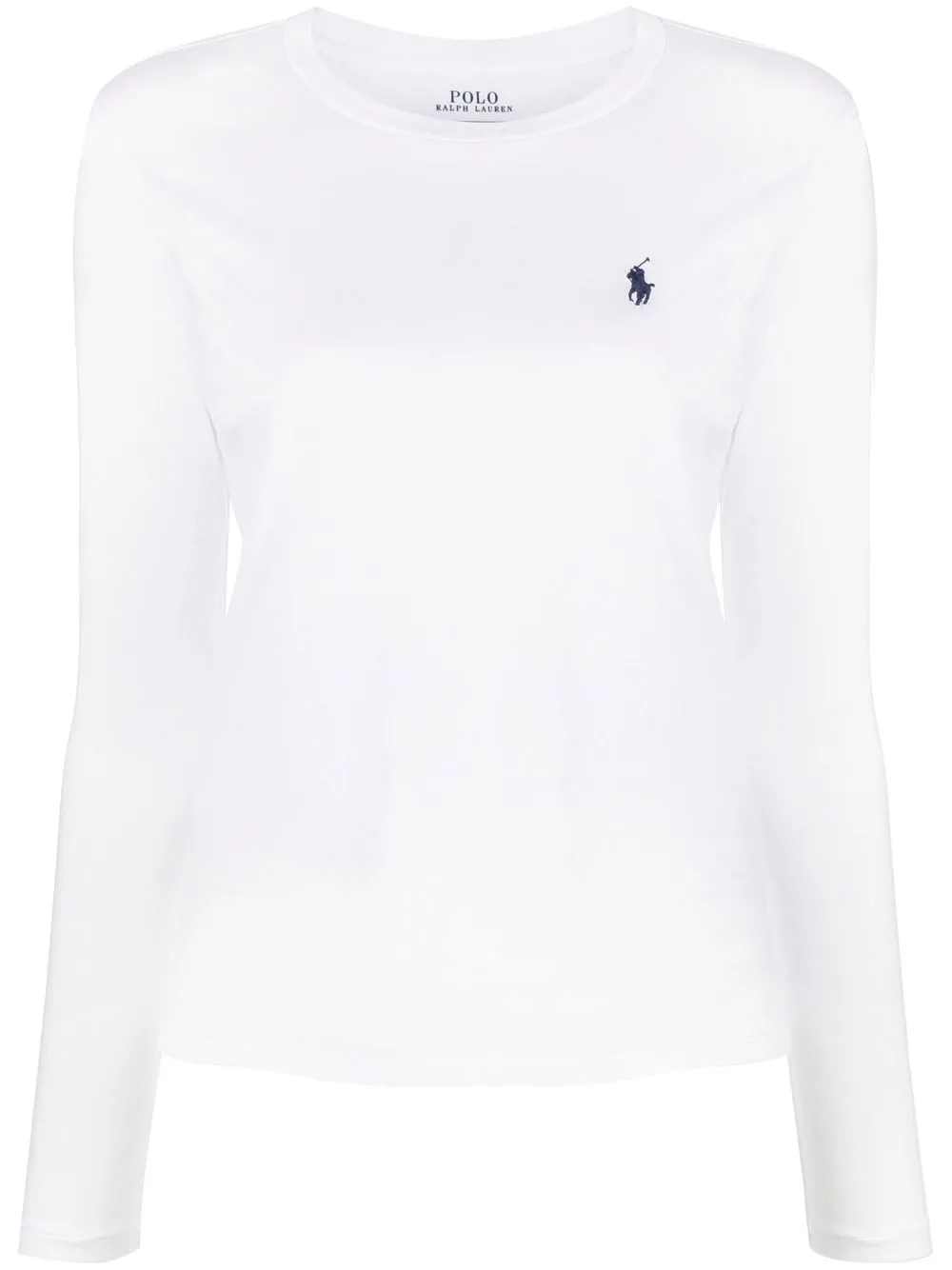 

Polo Ralph Lauren embroidered-logo long-sleeved T-shirt - White