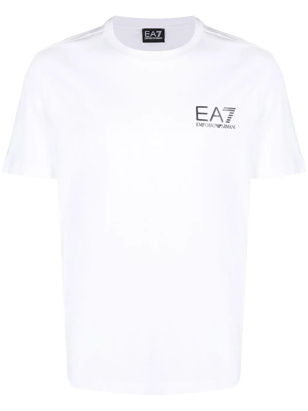 

Ea7 Emporio Armani cotton embossed-logo T-shirt - White