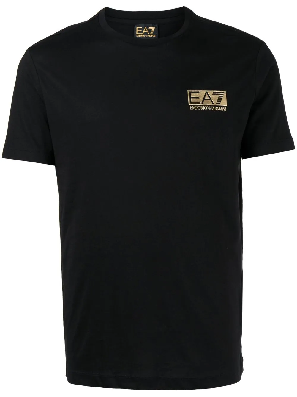 

Ea7 Emporio Armani playera con logo estampado - Negro