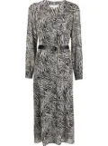 Michael Michael Kors zebra-print dress - Black