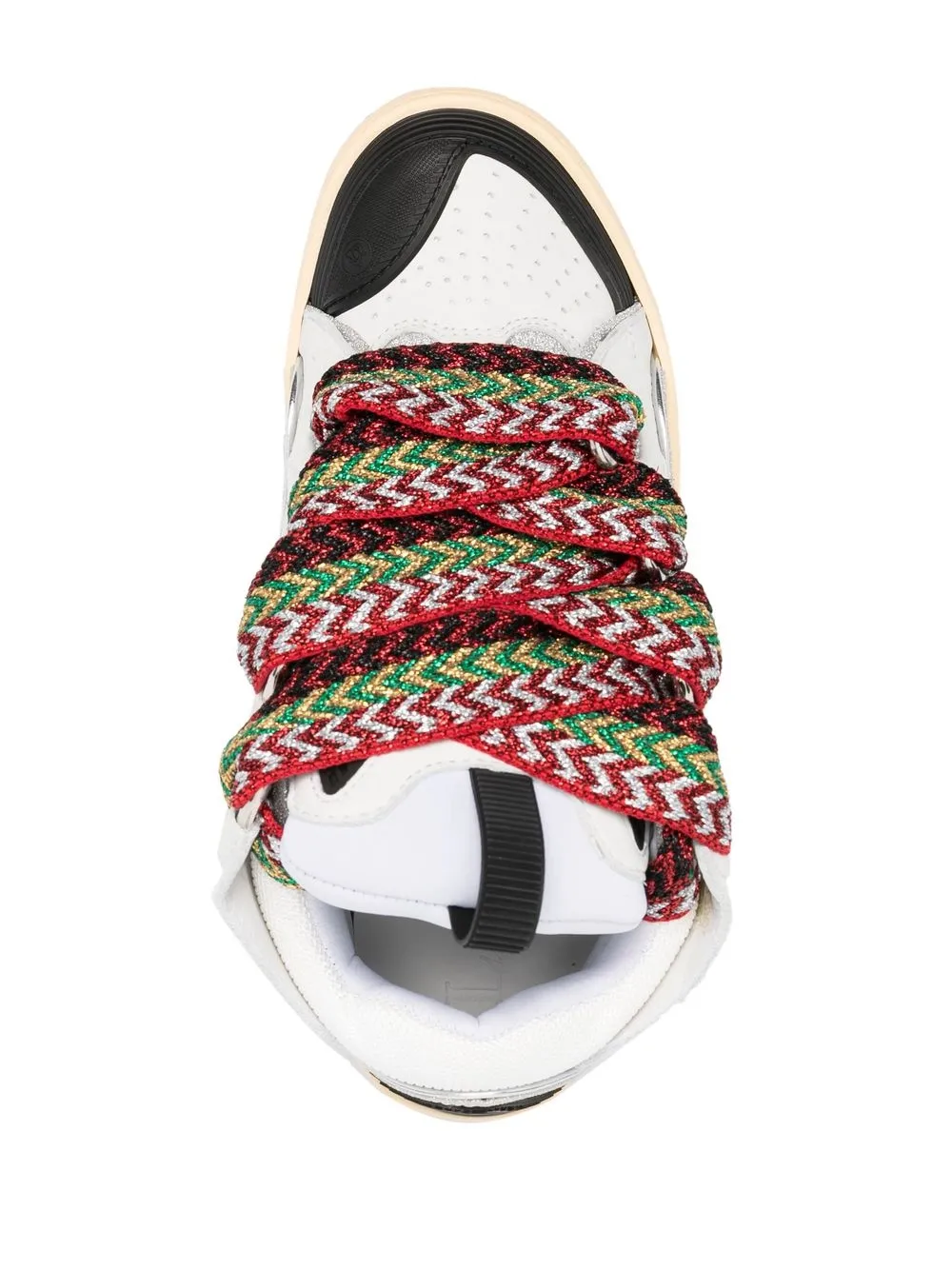 Lanvin Glitter wovenlaces Sneakers Farfetch