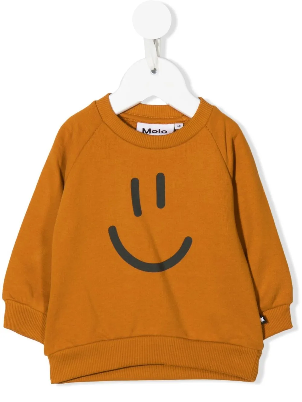 

Molo sudadera con motivo Smiley - Naranja